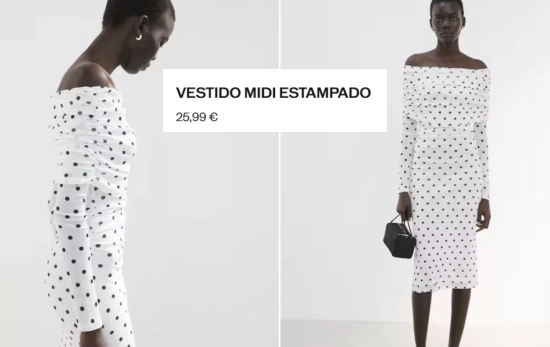 Vestido mangas/ MANGO