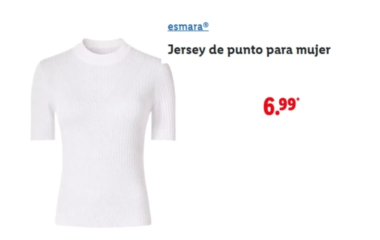 Jersey de punto para mujer/ LIDL