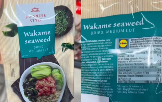 Algas wakame deshidratada/ LIDL