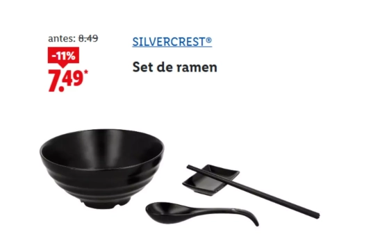 Set de ramen/ LIDL