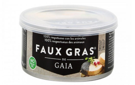 Lata de faux gras vegano de Veggan / VEGGAN.ES