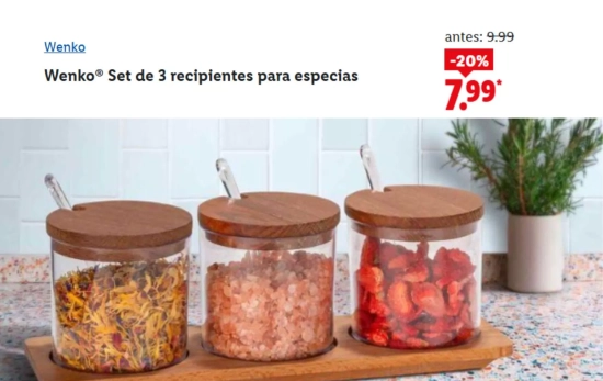 Botes para especias/ LIDL Botes para especias/ LIDL
