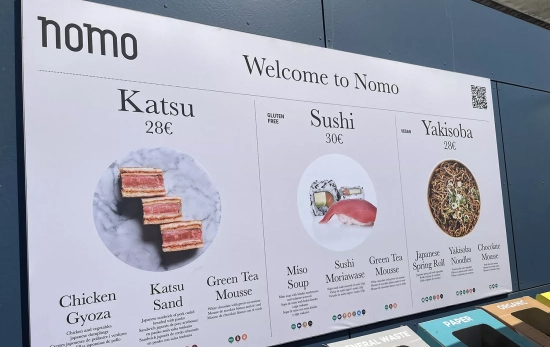 La propuesta de Nomo en el restaurante de Alimentaria / TC La propuesta de Nomo en el restaurante de Alimentaria / TC