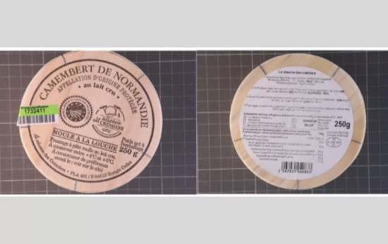 El queso Camembert afectado / AESAN El queso Camembert afectado / AESAN