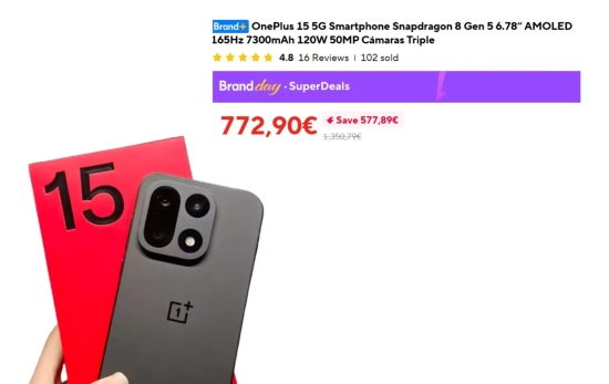 OnePlus 15/ ALIEXPRESS OnePlus 15/ ALIEXPRESS