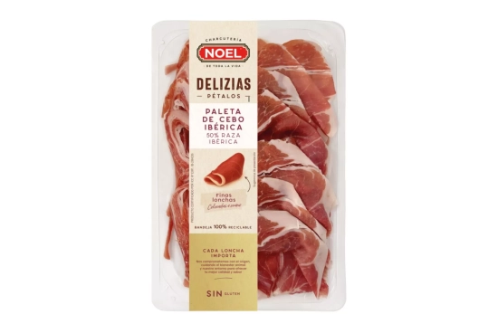 La paleta de cebo ibérico de la gama Delizias / NOEL La paleta de cebo ibérico de la gama Delizias / NOEL