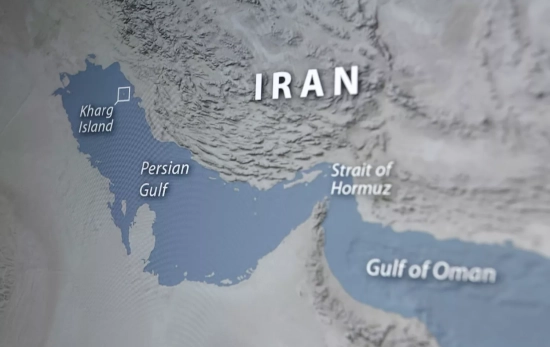 Un mapa que representa el estrecho de Ormuz Andre M. Chang EP Un mapa que representa el estrecho de Ormuz Andre M. Chang EP