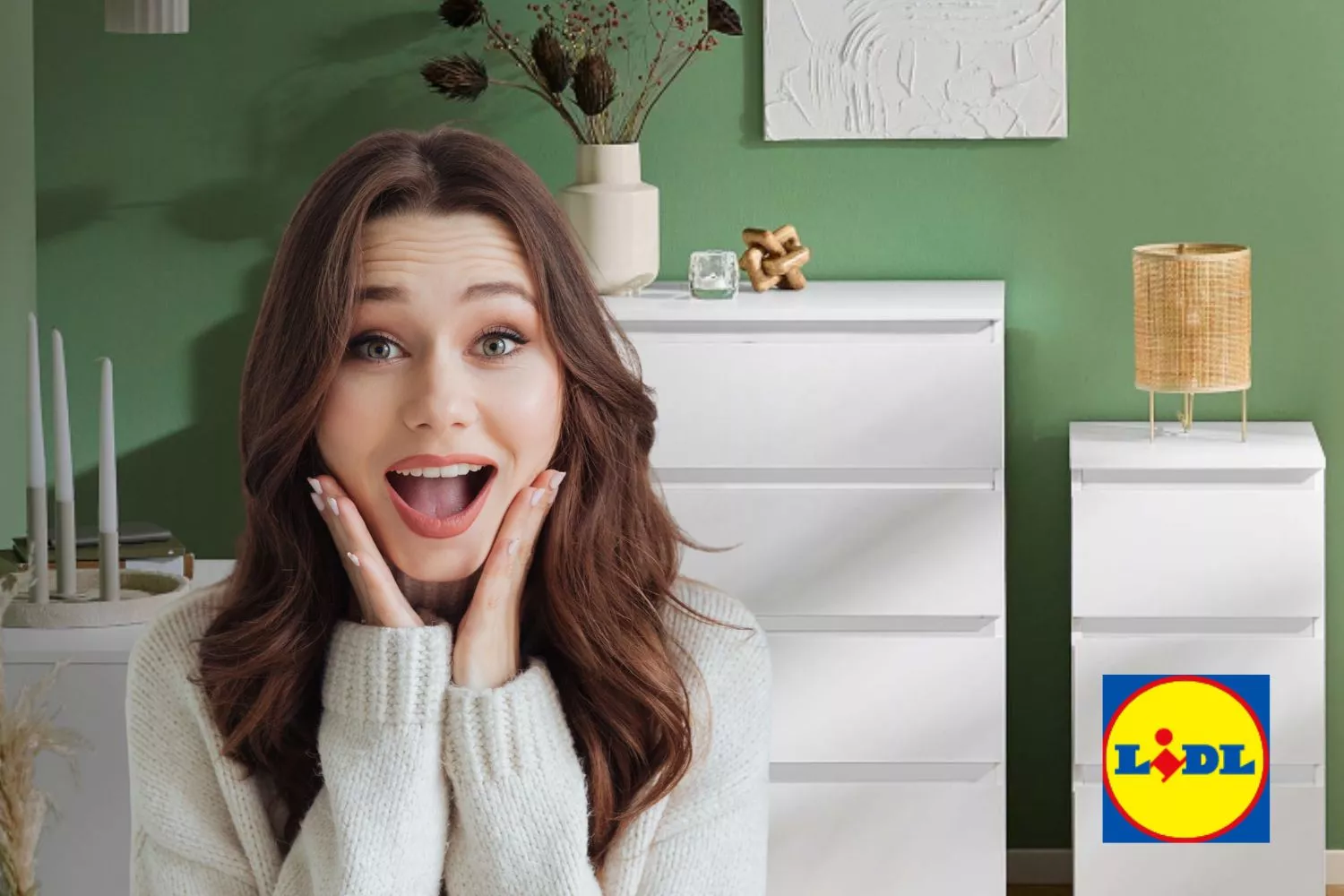  Lidl trae este lunes los mejores muebles blancos para decorar tu casa mientras ordenas / Montaje Consumidor Global