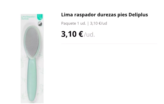 Lima de pies/ MERCADONA