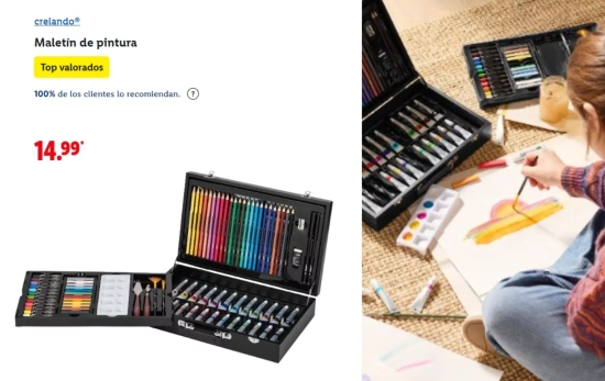 Maletín de pintura/ LIDL Maletín de pintura/ LIDL
