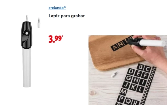 Lapiz para grabar/ LIDL Lapiz para grabar/ LIDL