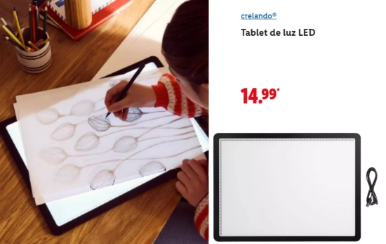 Tablet de luz LED/ LIDL Tablet de luz LED/ LIDL