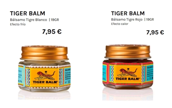 Bálsamo del tigre efecto calor y frío/ DRUNI