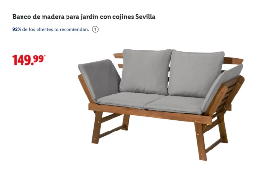 Banco de exterior/ LIDL