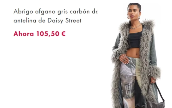 Abrigo afgano / ASOS Abrigo afgano / ASOS