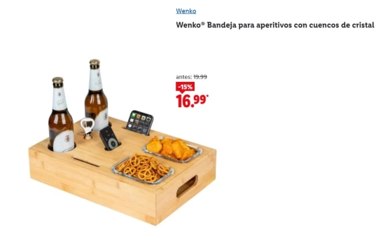 Bandeja para aperitivos/ LIDL Bandeja para aperitivos/ LIDL