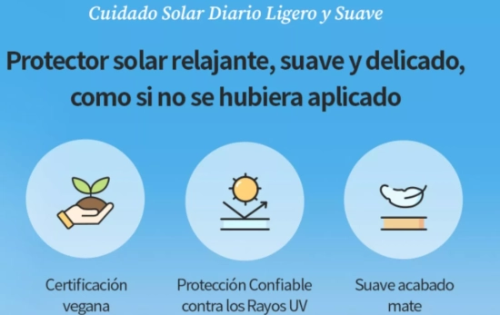 CARACTERÍSTICAS DEL PROTECTOR SOLAR TOCOBO/ CEDIDA