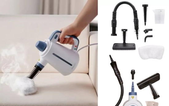 Limpiador de vapor de mano y sus herramientas/ LIDL