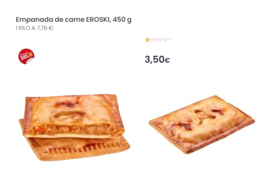 Empanada de carne/ EROSKI