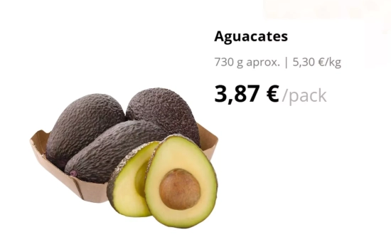 Aguacate fresco/ MERCADONA
