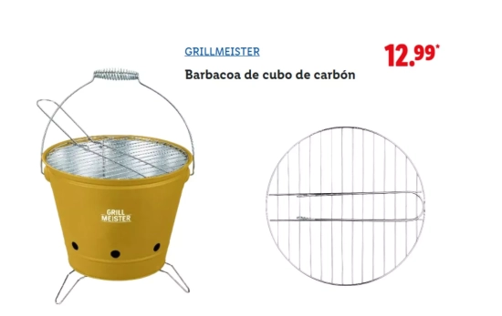 Barbacoa de cubo de carbón/ LIDL Barbacoa de cubo de carbón/ LIDL