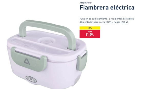 Fiambrera eléctrica/ ALDI Fiambrera eléctrica/ ALDI