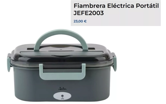 Fiambrera eléctrica/ JATA Fiambrera eléctrica/ JATA