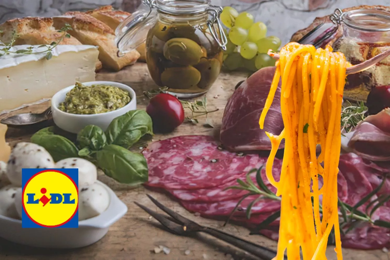 Lidl vende los productos italianos perfectos para llenar la nevera / Montaje Consumidor Global