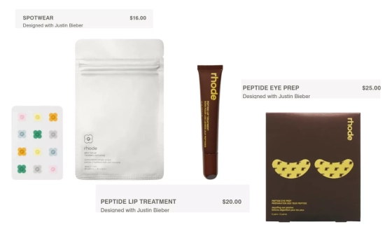 Los productos de la colección 'The Biebers' de Rhode/ RHODE Los productos de la colección 'The Biebers' de Rhode/ RHODE