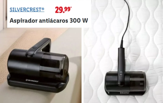 Aspirador antiácaros 300 W/ LIDL