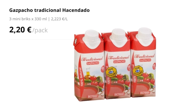 Gazpacho / MERCADONA Gazpacho / MERCADONA