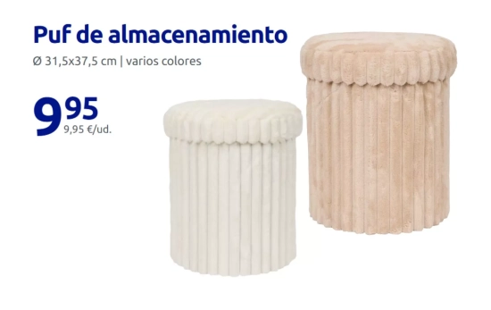 Puf de almacenamiento/ ACTION