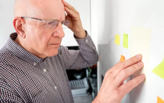 Una persona con pérdidas de memoria a causa del deterioro cognitivo/ CANVA