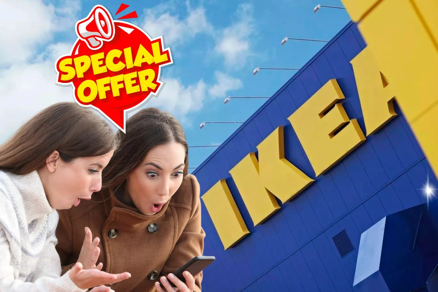 Dos consumidoras sorprendidas porque Ikea rebaja más de 50 productos para el hogar para sus clientes fieles / Fotomontaje