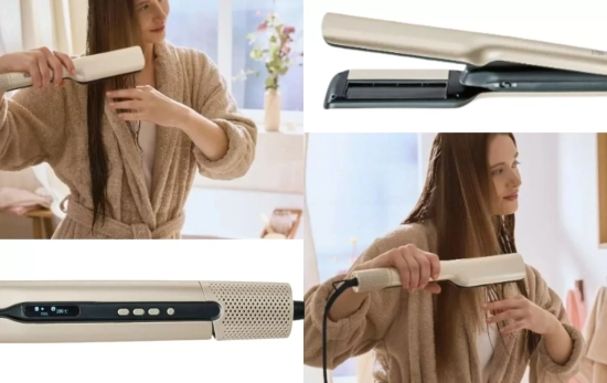 Secador y plancha de pelo 2 en 1/ LIDL