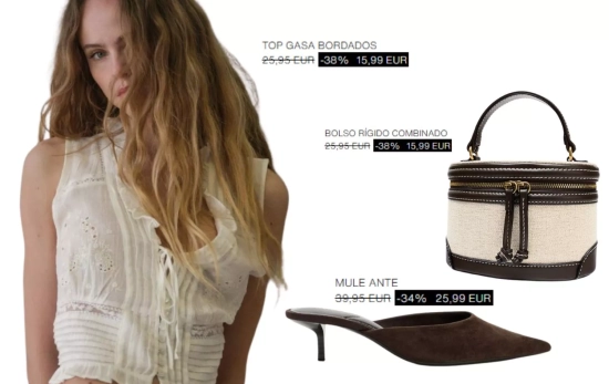 Prendas de las sección de Special Price de Zara/ ZARA