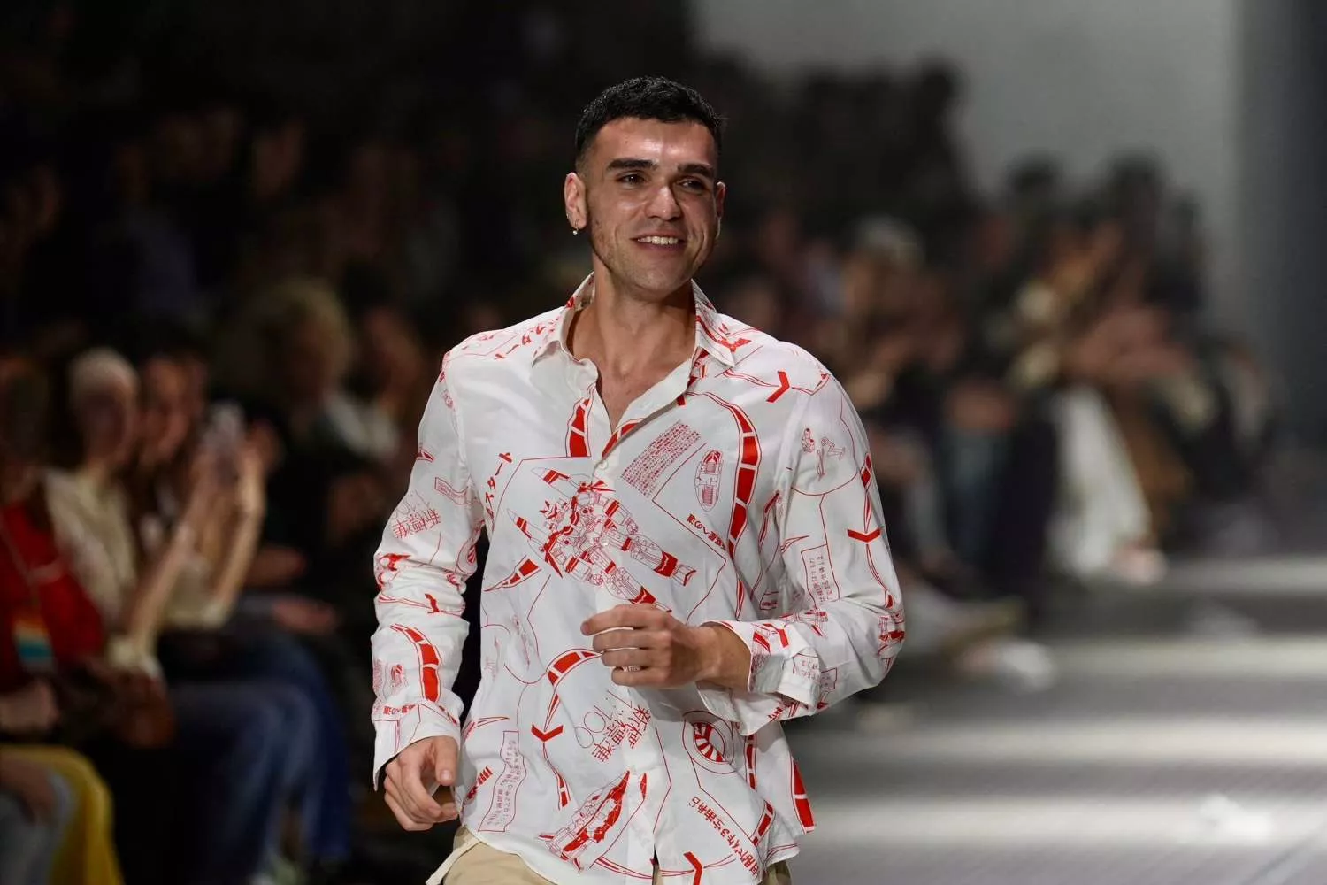 Gabriel Nogueiras, diseñador y fundador de Rubearth, durante la presentación de colección 'Grava' en