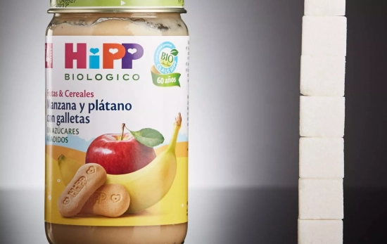 Un potito de la marca Hipp Sinazucar.org