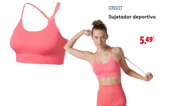 Sujetador deportivo/ LIDL