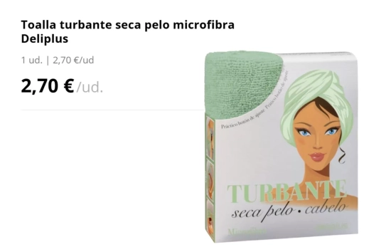 Toalla secado/ MERCADONA