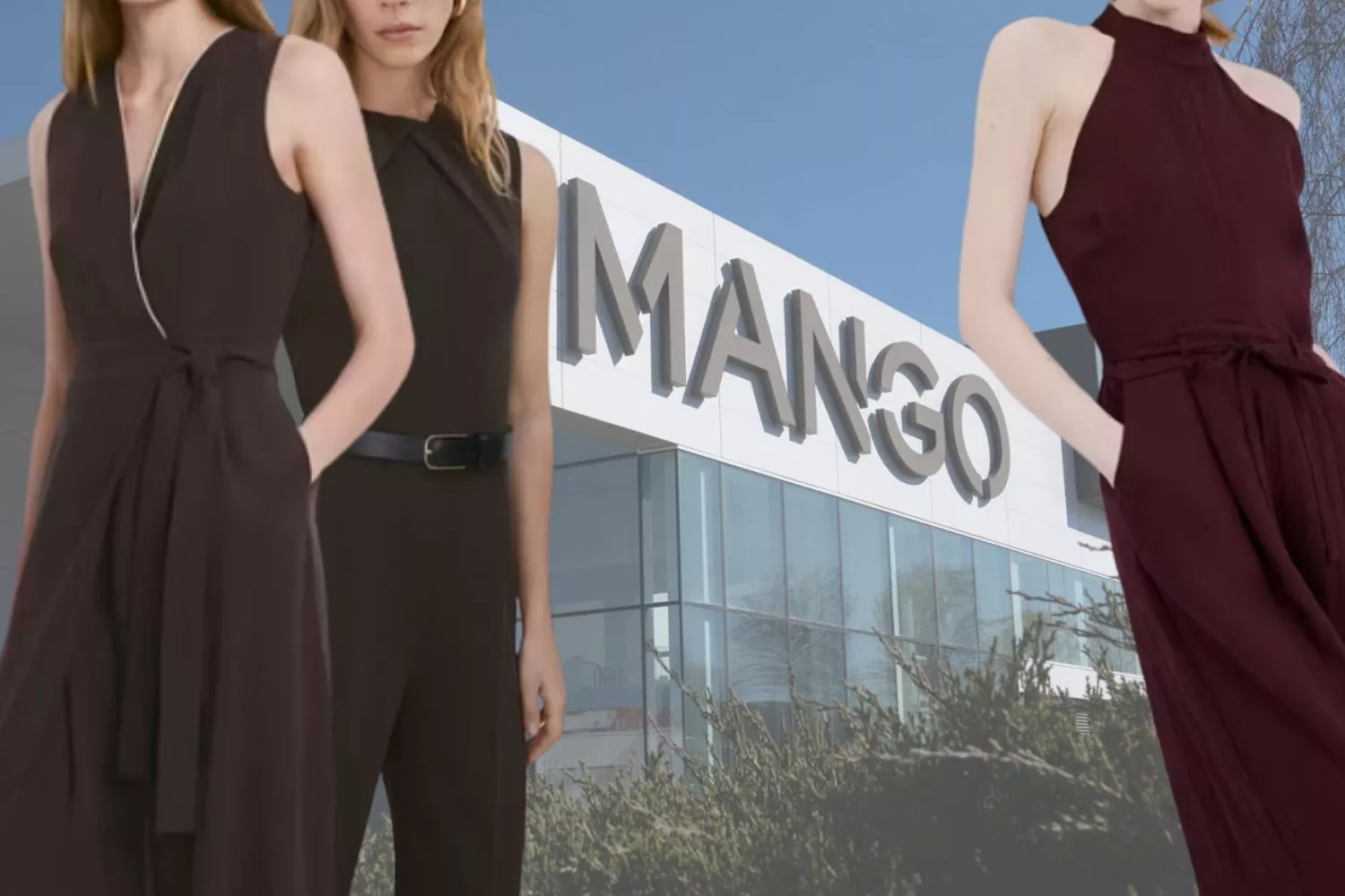 Los tres monos de Mango para primavera / Fotomontaje CONSUMIDOR GLOBAL