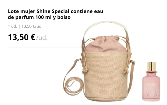Lote mujer Shine Special contiene eau de parfum/ MERCADONA
