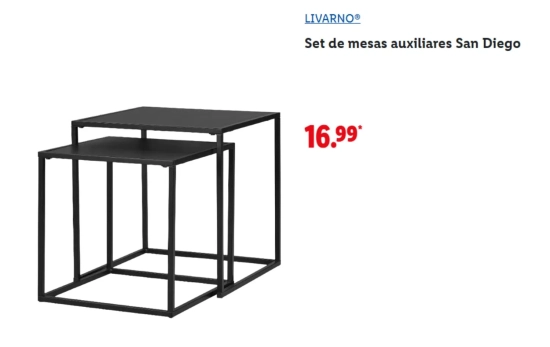 Mesas auxiliares/ LIDL