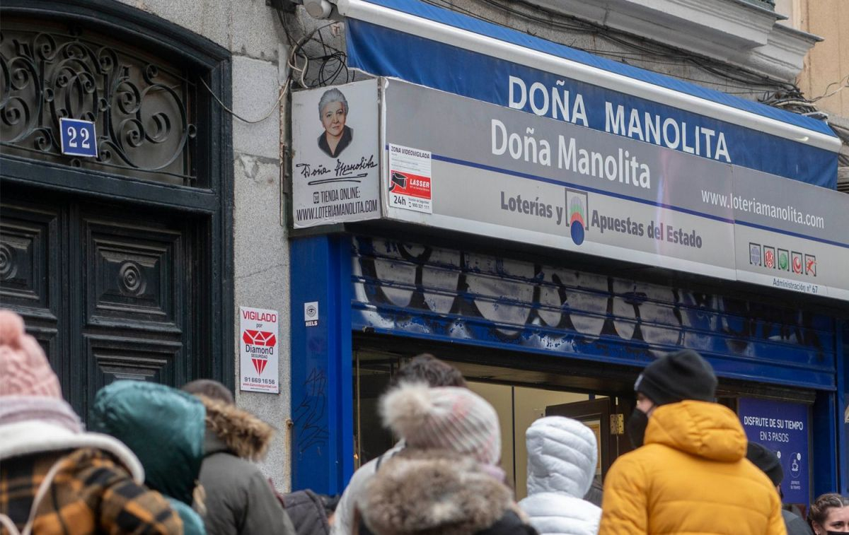 Doña Manolita, uno de los establecimientos más famosos para comprar la lotería del Gordo en el país / EP 
