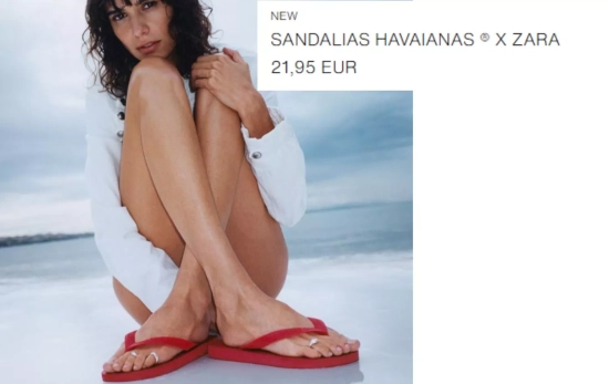 SANDALIAS HAVAIANAS ® x ZARA/ ZARA