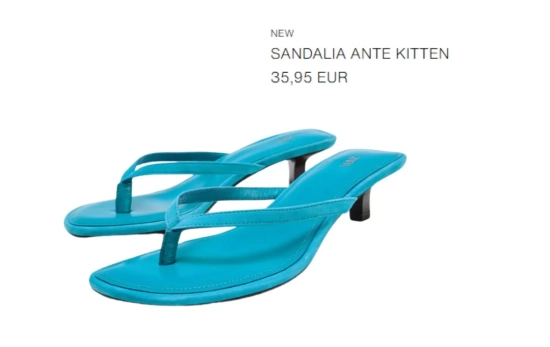 Sandalias kitten/ ZARA