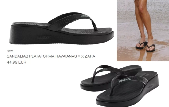 SANDALIAS PLATAFORMA HAVAIANAS ® x ZARA/ ZARA
