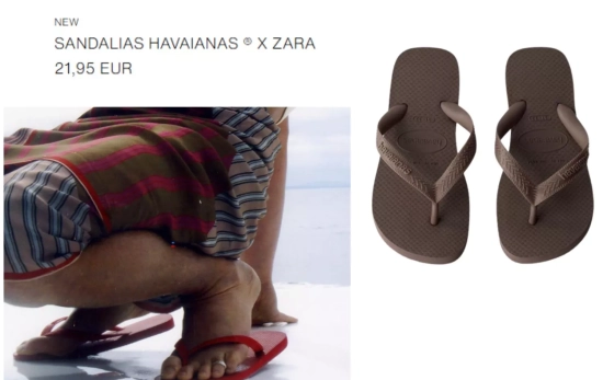SANDALIAS HAVAIANAS ® x ZARA/ ZARA