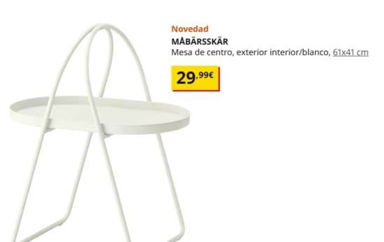 Novedad MÅBÄRSSKÄR Mesa de centro/ IKEA