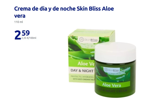 Crema de día y de noche Skin Bliss Aloe vera/ ACTION